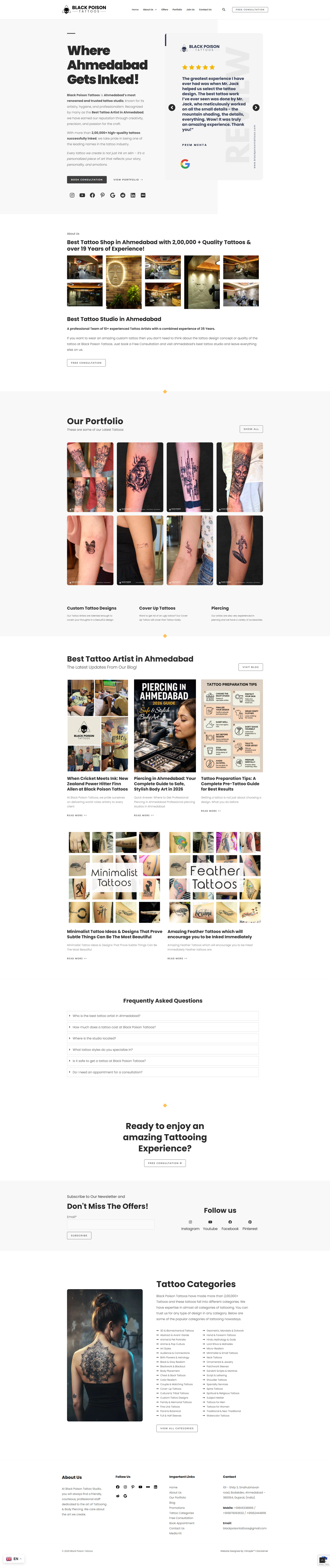 Black Poison Tattoos